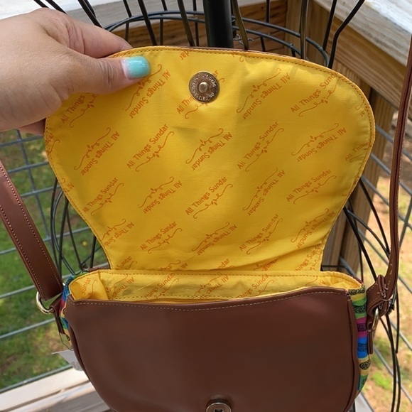 All Things Sundar Multi-color Paisley Crossbody - Picture 4 of 9